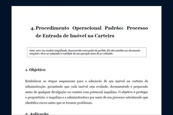 Fluxograma do processo de administração